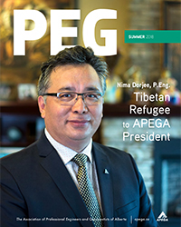 Cover for PEG Magazine: Summer 2018