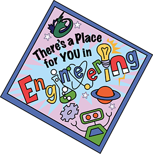 Sample of the Engineering Crest with the text