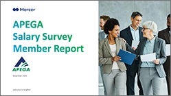 APEGA Salary Survey Member Report 2024 cover