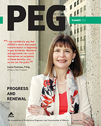 Cover for PEG Magazine: Summer 2015