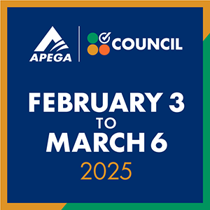 The 2025 APEGA Council Election is open Feb. 3 until Mar. 6