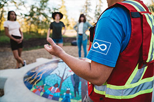 Keith Diakiw, P.Geo., teaches about geoscience and his Metis heritage.