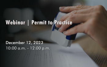 December 12, 2024 - Permit to Practice