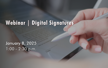 January 8, 2025 - Digital Signatures